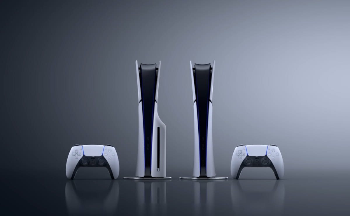 PlayStation 5 Slim console and DualSense controller