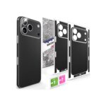 2Pcs Skin Wrap Compatible for iPhone 17 Pro – Slim Decal Vinyl Protective Film