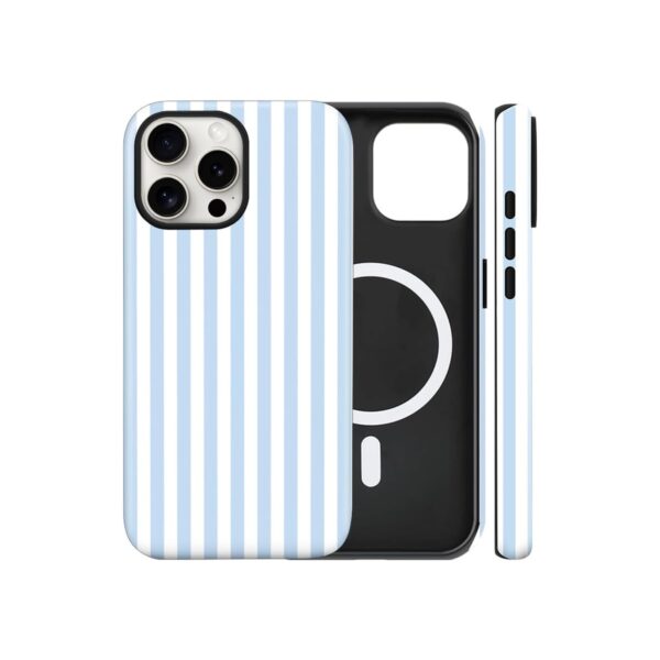 Magnetic for iPhone 13/14 Case Cute Stripes Phone Case