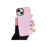 Compatible with iPhone 13/14 Case, Cute Fashion Aesthetic Striped Pattern Cover