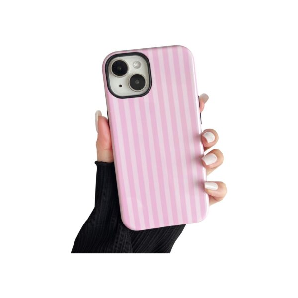 Compatible with iPhone 13/14 Case, Cute Fashion Aesthetic Striped Pattern Cover