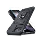 for iPhone 17e/iPhone 16e Phone Case Built in Slide Camera Lens Cover