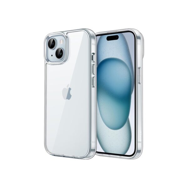 JETech Case for iPhone 15, Anti-Yellowing, Clear