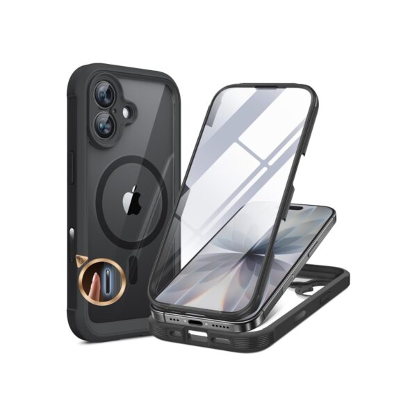 Miracase for iPhone 17 Case 6.3'', Full-Body Bumper Military Drop Protection