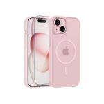 FNTCASE for iPhone 15/14/13 Case, Fit for Magsafe, Glass Screen Protector