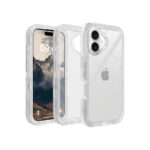 TUTUKII for iPhone 16 Case Clear, Anti-Drop, Transparent, Shockproof