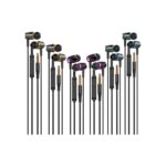 Earbuds Wired with Microphone Pack of 6, in-Ear Headphones,Noise Isolating
