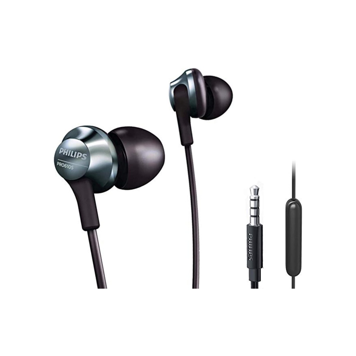 PHILIPS Pro Wired Earbuds with Microphone, Hi-Res Audio in-Ear Headphones with-1 PHILIPS Pro Wired Earbuds with Microphone, Hi-Res Audio in-Ear Headphones with - Image 1