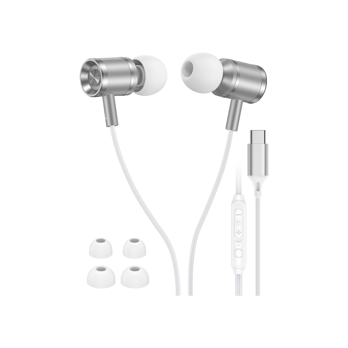 iPhone 17 USB C Headphones Wired, Earbuds with Microphone for iPhone 17e 16-1 iPhone 17 USB C Headphones Wired, Earbuds with Microphone for iPhone 17e 16 - Image 1