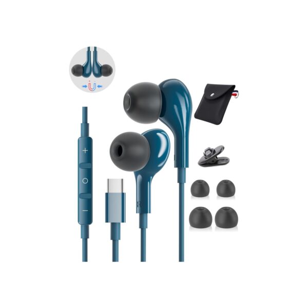 USB C Headphones for iPhone 15 Plus 16 Pro 17 Pro Max Samsung Galaxy Headphones