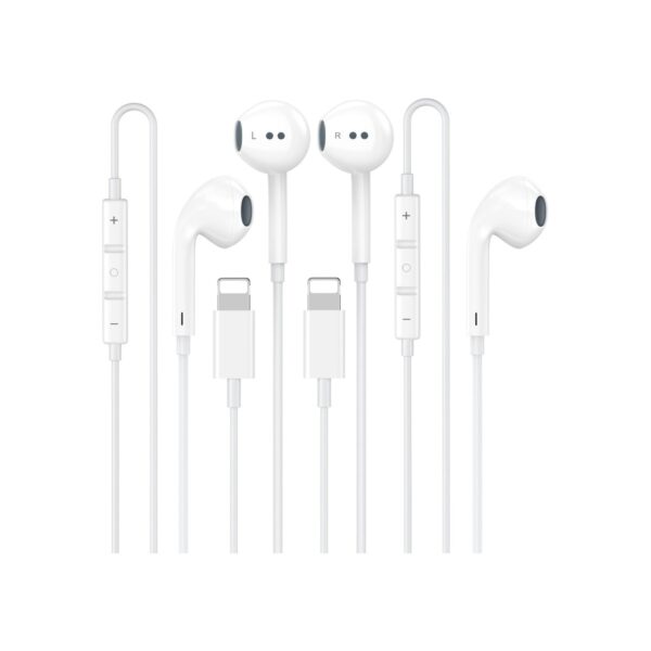 [Apple MFi Certified] Wired Headphones for iPhone 14 13 12 11 Pro Max