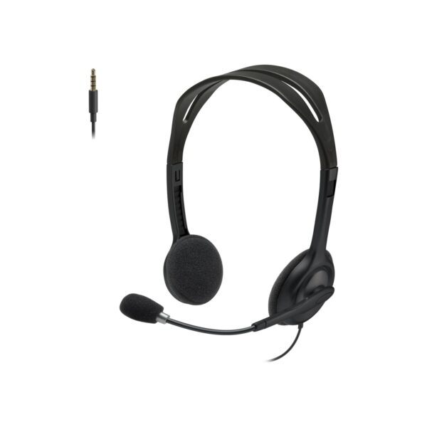 Logitech H111 Wired Headset Stereo Headphones - Black