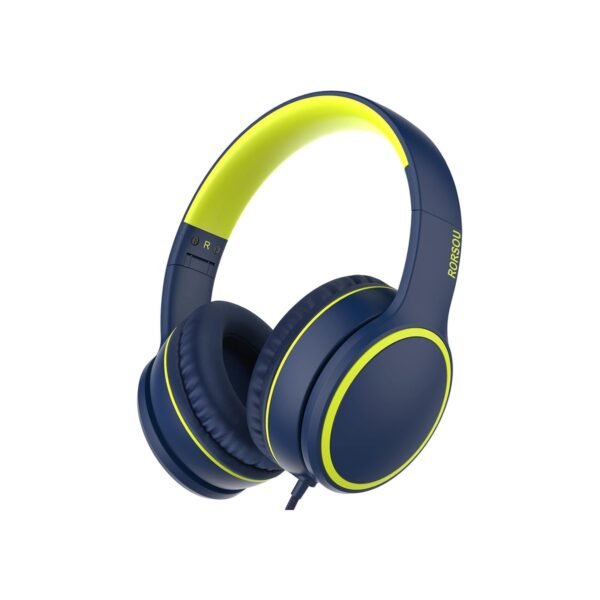 R10 Over-Ear Headphones with Microphone, Lightweight Folding Stereo Bass Headset