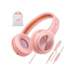 SIMOLIO Kids Wired Headphones for School, USB C to 3.5mm Dongle Stereo Sound