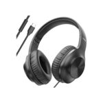 Upgraded USB C Wired Headphones, Over-Ear Type C Headphones with Microphone