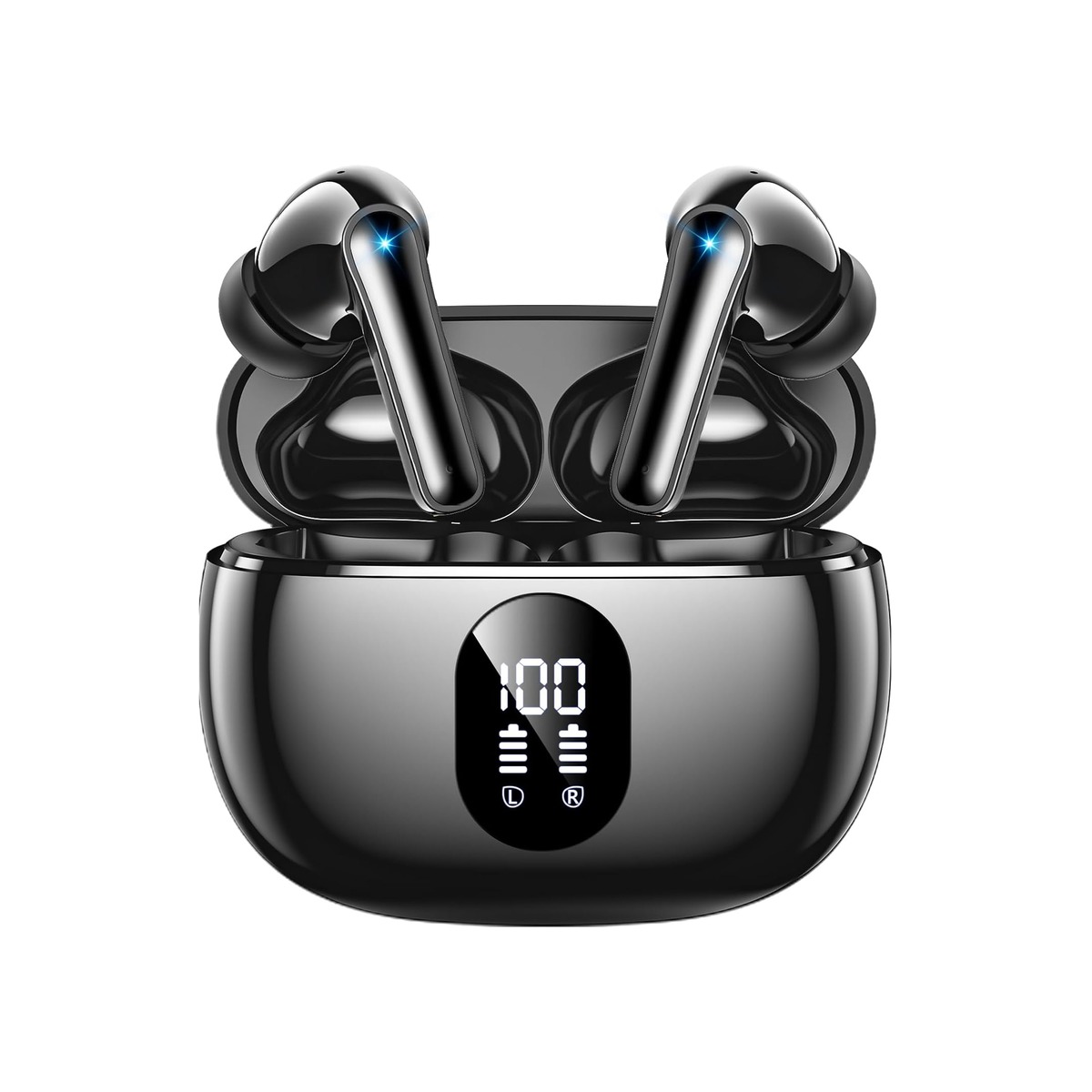 Wireless Earbuds Deep Bass Sound Ear Buds, Bluetooth 5.3 Headphones 48H Playtime-1 Wireless Earbuds Deep Bass Sound Ear Buds, Bluetooth 5.3 Headphones 48H Playtime - Image 1