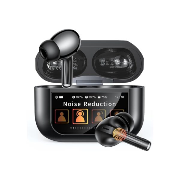 Bucephalus Wireless Earbuds, Bluetooth 5.4 Ear Buds with Smart Touchscreen Case