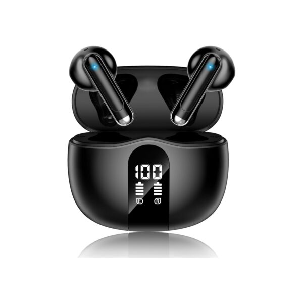 Wireless Earbuds, 2026 Bluetooth 5.4 Headphones Bass Stereo Ear Buds with Noise