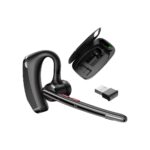 Bluetooth Headset V5.3, Wireless Headset with Dual Noise-Canceling Mics