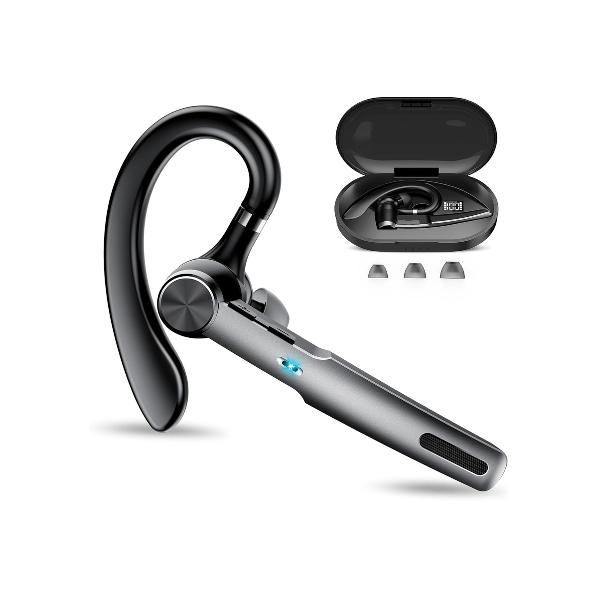 Bluetooth Headset, 2026 Wireless Bluetooth 5.3 Earpiece-1 Bluetooth Headset, 2026 Wireless Bluetooth 5.3 Earpiece - Image 1