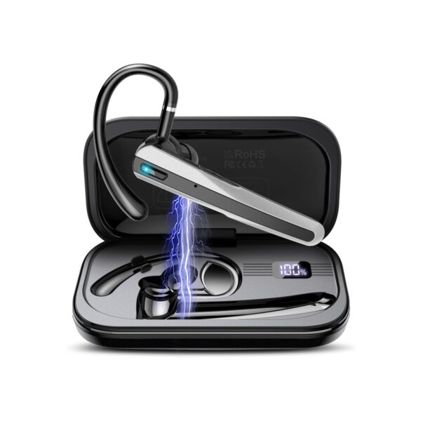 Atheewon Bluetooth Headset V5.3, Wireless Headset with ENC Noise Canceling Mic
