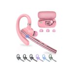 New Bee Bluetooth Headset V5.1 72H Talk Time Dual Mic with Mute Button for