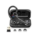 Atheewon Bluetooth Headset V5.4, Wireless Bluetooth Earpiece with Dual Mic Noise