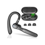 Sisism Bluetooth Headset, Wireless Bluetooth Earpiece with 400mAh Charging Case