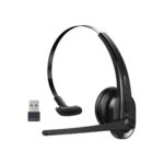 Wireless Headset with Mic for Work, Bluetooth Headset with Microphone AI Noise