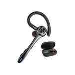 Bluetooth Headset Wireless Earpiece Single Ear Earphones for iOS Android