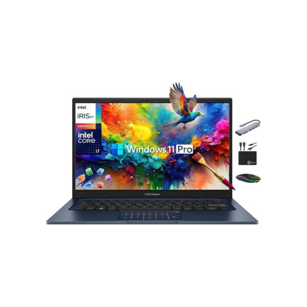ASUS Vivobook Laptop Business 2025-2026, Lifetime Office, AI-Powered Computer