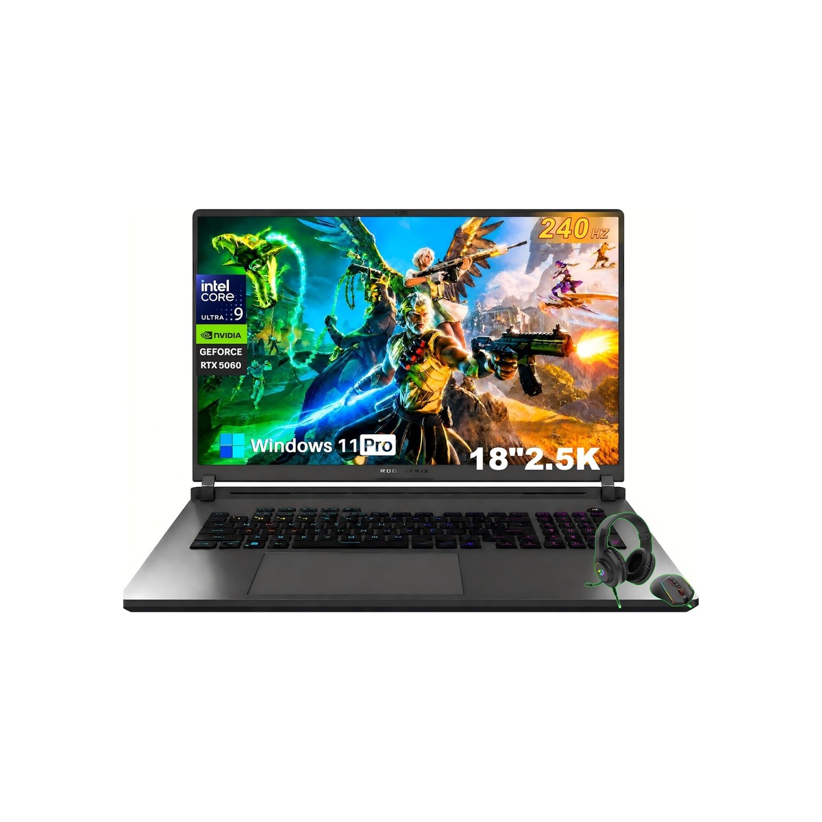ASUS ROG Strix G18 18-Inch Gaming Laptop, Intel 24-Core Ultra 9 275HX (Up to-1 ASUS ROG Strix G18 18-Inch Gaming Laptop, Intel 24-Core Ultra 9 275HX (Up to - Image 1