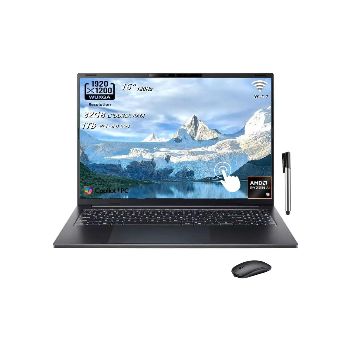 Acer Swift Go 16 AI Copilot+PC Laptop, 16" WUXGA 120Hz Touchscreen-1 Acer Swift Go 16 AI Copilot+PC Laptop, 16" WUXGA 120Hz Touchscreen - Image 1