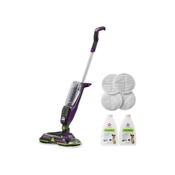 BISSELL Spinwave Cordless Pet Spin Mop, 18V Hard Floor Cleaner, 23157
