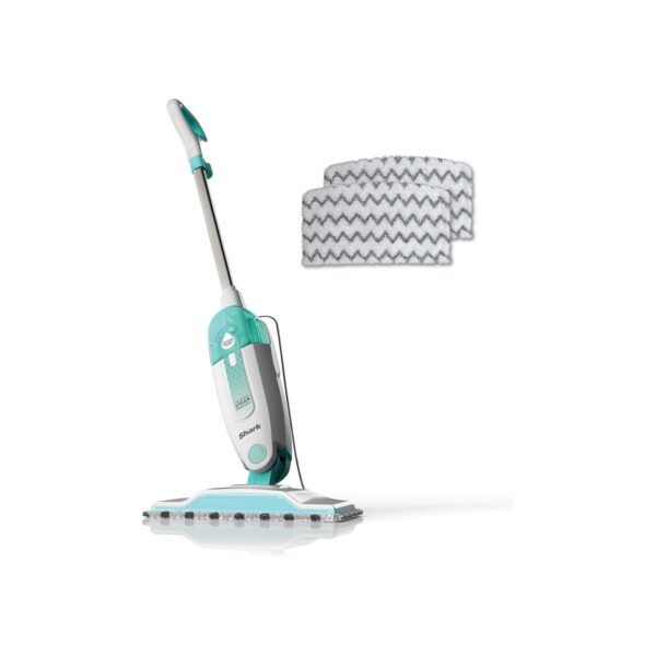 Shark Steam Mop with 2 Machine Washable Dirt Grip Pads, Removable Water Tank