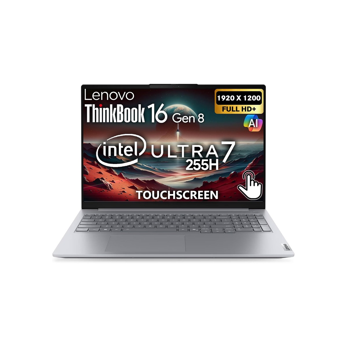 Lenovo ThinkBook 16 Gen 8 AI Business Laptop, 16” Touchscreen FHD+-1 Lenovo ThinkBook 16 Gen 8 AI Business Laptop, 16” Touchscreen FHD+ - Image 1