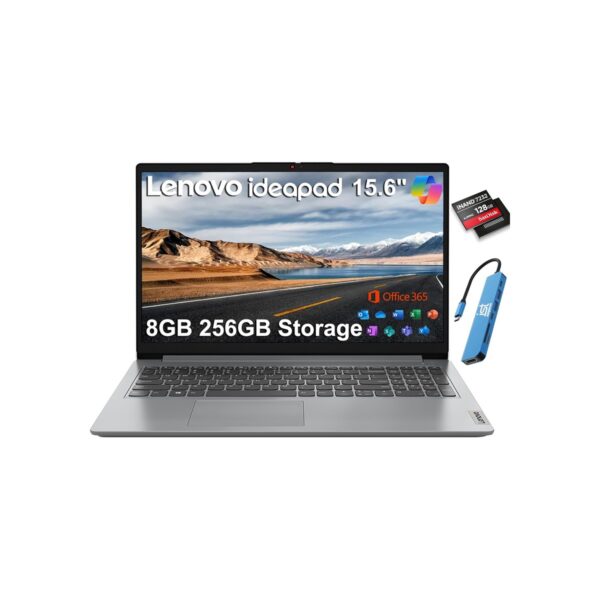 Lenovo IdeaPad Laptop Computer, 15.6" Anti-Glare, Intel Core CPU, 8GB RAM