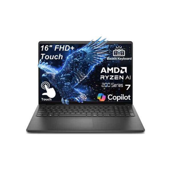 Dell Business Laptop Computer 2026, 16" FHD+ Touchscreen