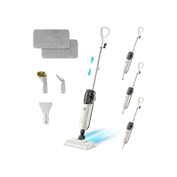 Steam Mop for Floor Cleaning, Multi-Purpose Steam Cleaner with Handheld Steamer