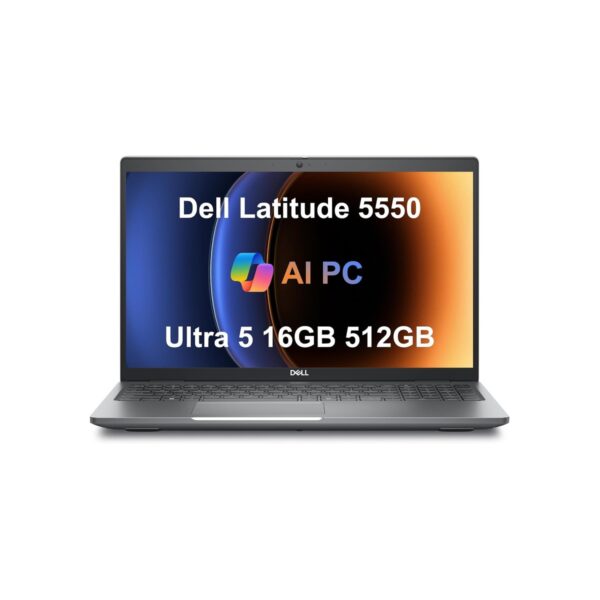 Dell Latitude 5550, 15.6" FHD, Intel Ultra 5 125U, 16GB DDR5 RAM, 512GB SSD