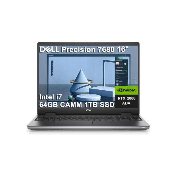 Dell Precision 7680 Laptop, 16" FHD+, Intel i7-13850HX, 64GB DDR5, 1TB SSD