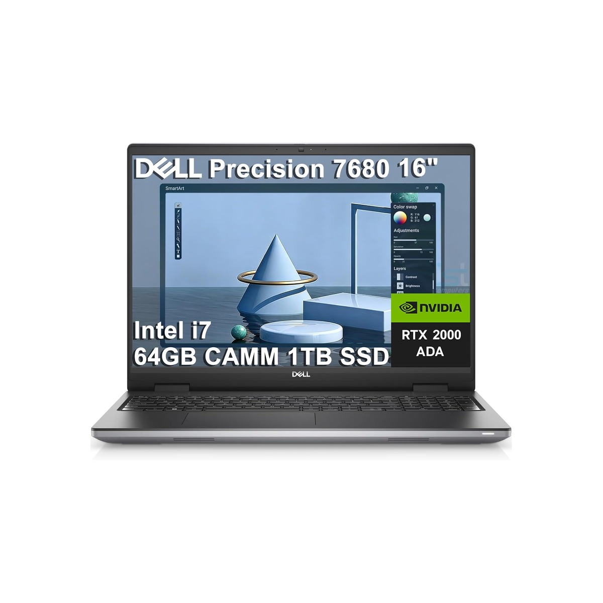Dell Precision 7680 Laptop, 16" FHD+, Intel i7-13850HX, 64GB DDR5, 1TB SSD-1 Dell Precision 7680 Laptop, 16" FHD+, Intel i7-13850HX, 64GB DDR5, 1TB SSD - Image 1