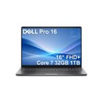Dell Pro 16 PC16250, 16" FHD+, Intel Core 7 150U, 32GB DDR5 RAM, 1TB SSD