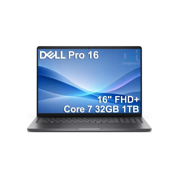 Dell Pro 16 PC16250, 16" FHD+, Intel Core 7 150U, 32GB DDR5 RAM, 1TB SSD