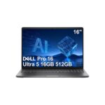 Dell Pro 16, 16" FHD+, Intel Ultra 5 235U, 16GB DDR5 RAM, 512GB SSD