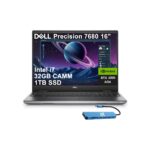 Dell Precision 7680 Laptop, 16" FHD+, Intel i7-13850HX, 32GB DDR5, 1TB SSD