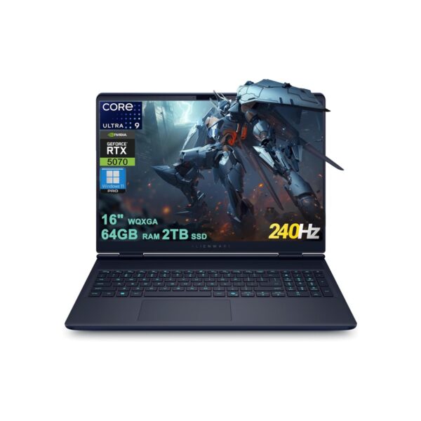 Dell Alienware 16X Aurora Gaming AI Laptop 16" WQXGA 240Hz (100% DCI-P3) Intel