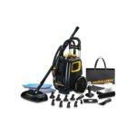 McCulloch MC1385 Deluxe Canister Steam Cleaner, 2-Hour Runtime, Chemical-Free