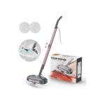 Scrubbing Steam Mop with Rotating Pad,Spin Steam Cleaner for Floor Cleaning