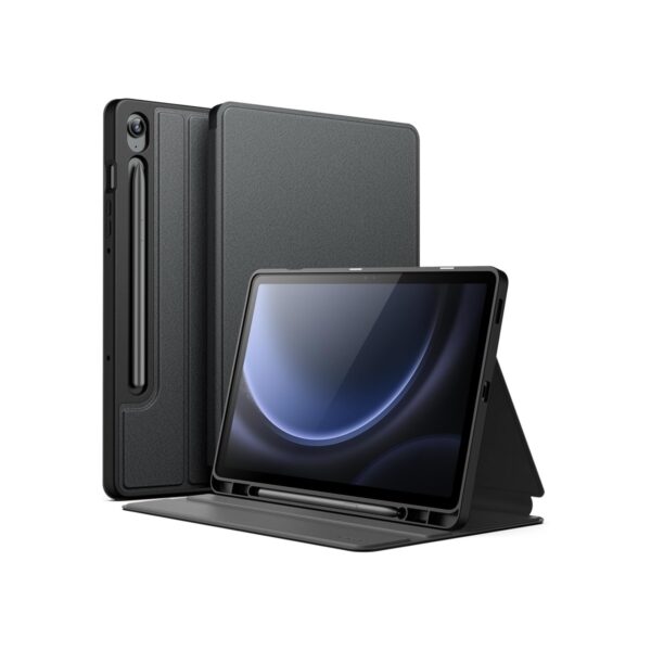 JETech Folio Case for Samsung Galaxy Tab S10 Lite/S10 FE/S9 FE 10.9", Black